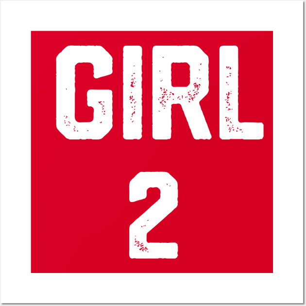 GIRL NUMBER 2 Wall Art by spantshirt